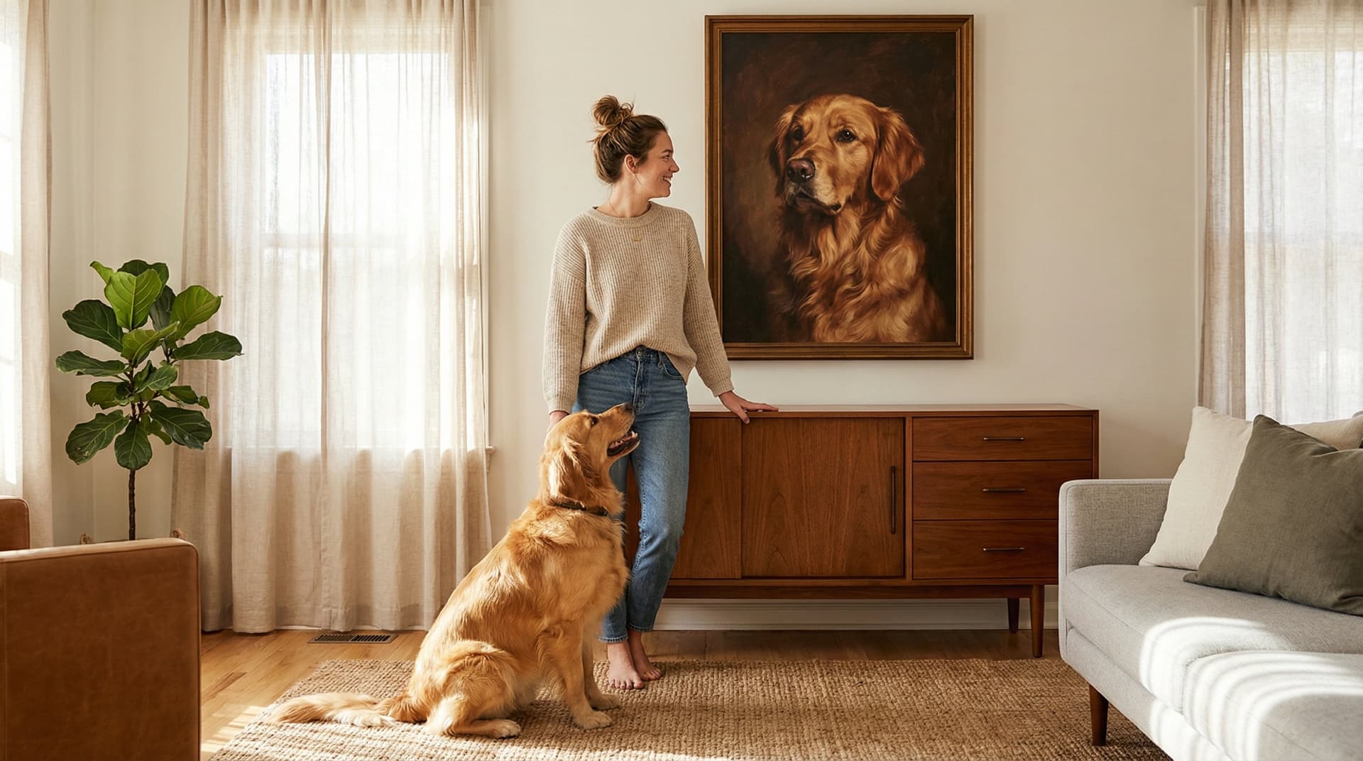 Custom Dog Painting From Photo – How to Turn Your Pup's Picture Into Stunning Wall Art in 60 Seconds