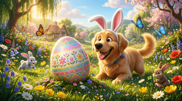Spring Collection - Easter (Pixar) style portrait